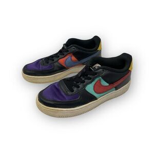 Nike Air Force 1 Multicolor Athletic Shoes Sneakers Youth Size 4Y DN4178-001
